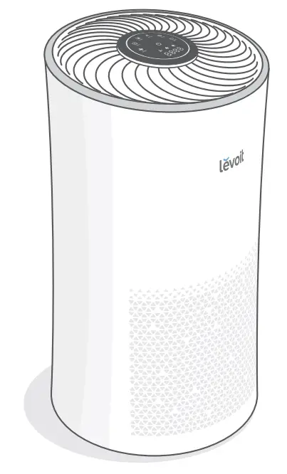 levoit LV H133 RWH Tower True HEPA Air Purifier