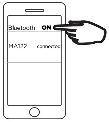 MARGARITAVILLE XO 9533 3 IPX6 Flame Lamp Wireless Speaker User - bluetooth pairing 3