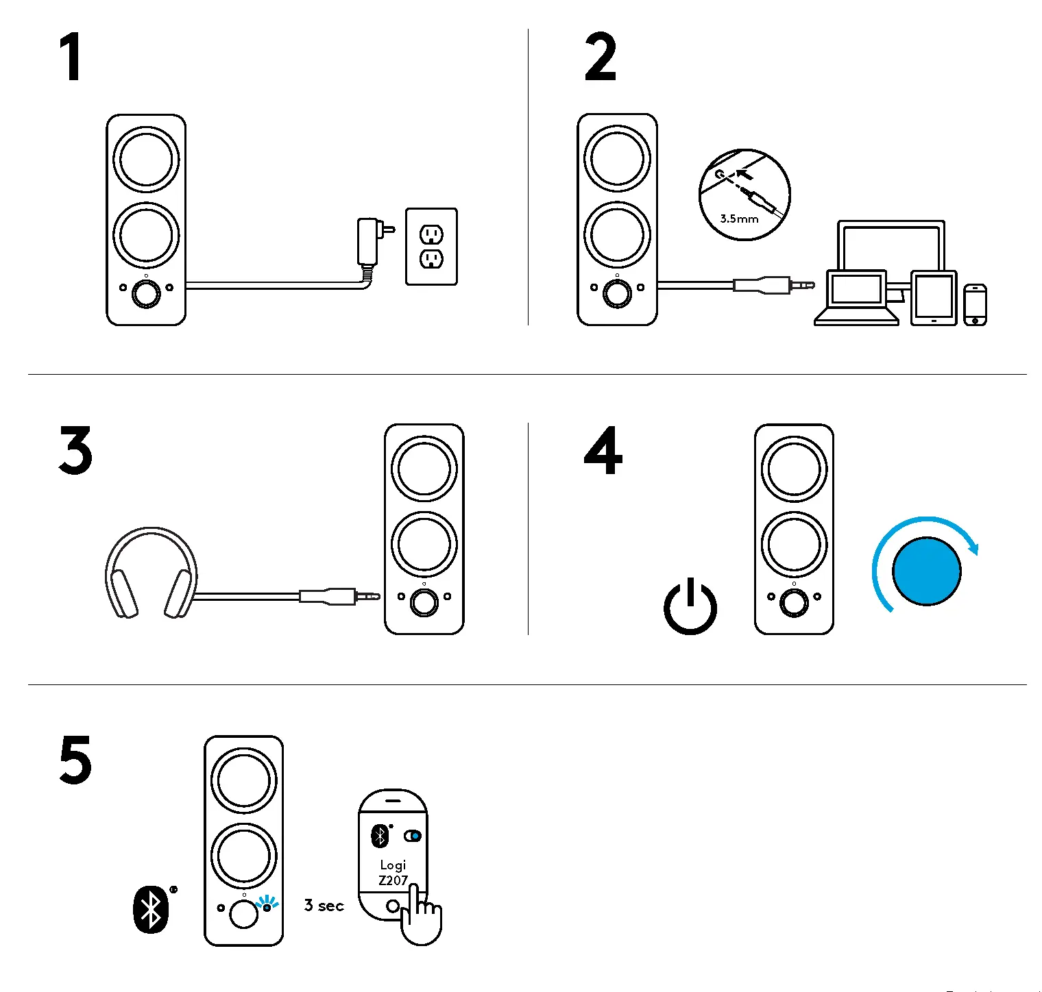 CONNECT THE SPEAKERS