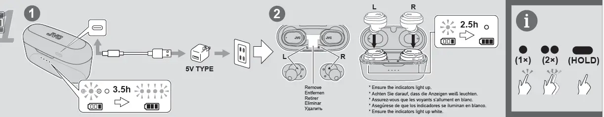 JVC HA-A50T Wireless Headphones - fig 1
