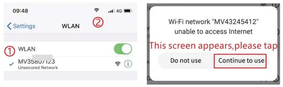 Cameras V380 Pro 2.4G WiFi Surveillance Camera - app1