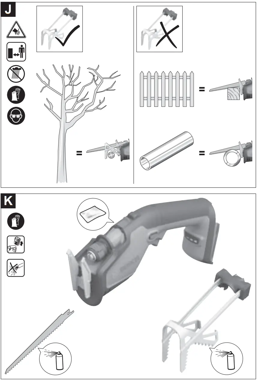 BOSCH KEO Cordless Garden Saw - fig7