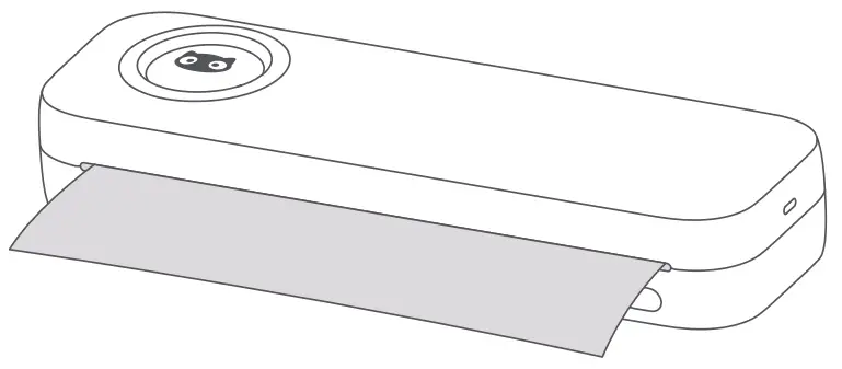 Loading 4/8-Inch Paper Roll