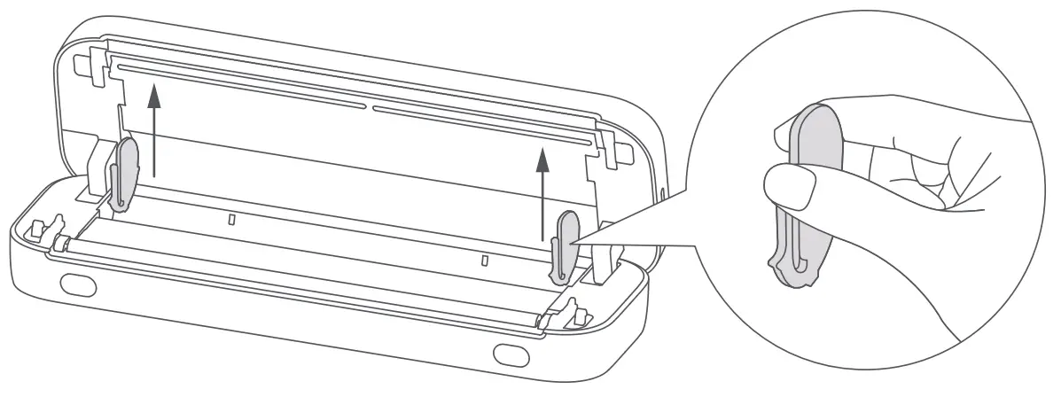 To Load 4-Inch Paper Roll