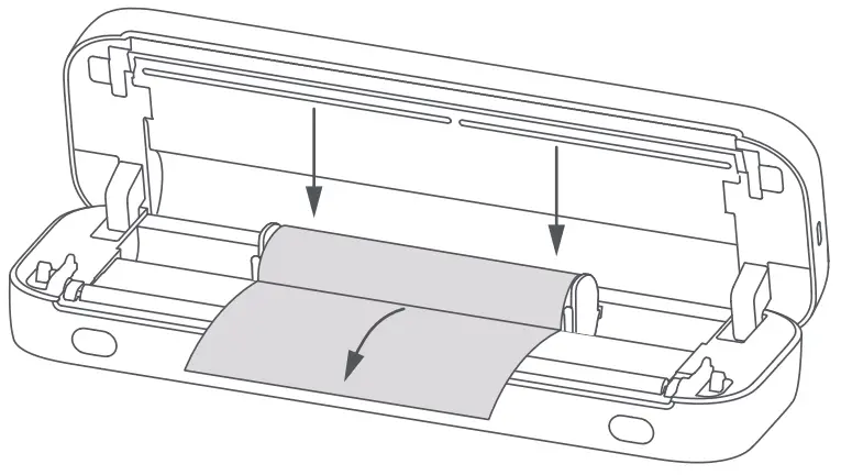 To Load 4-Inch Paper Roll