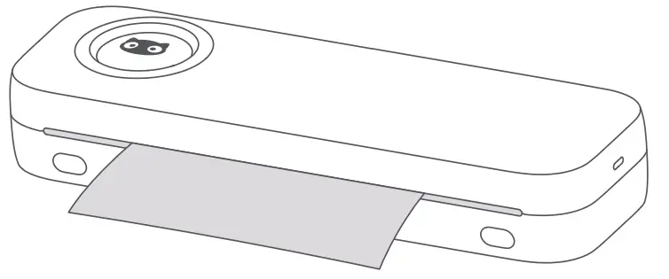 To Load 4-Inch Paper Roll