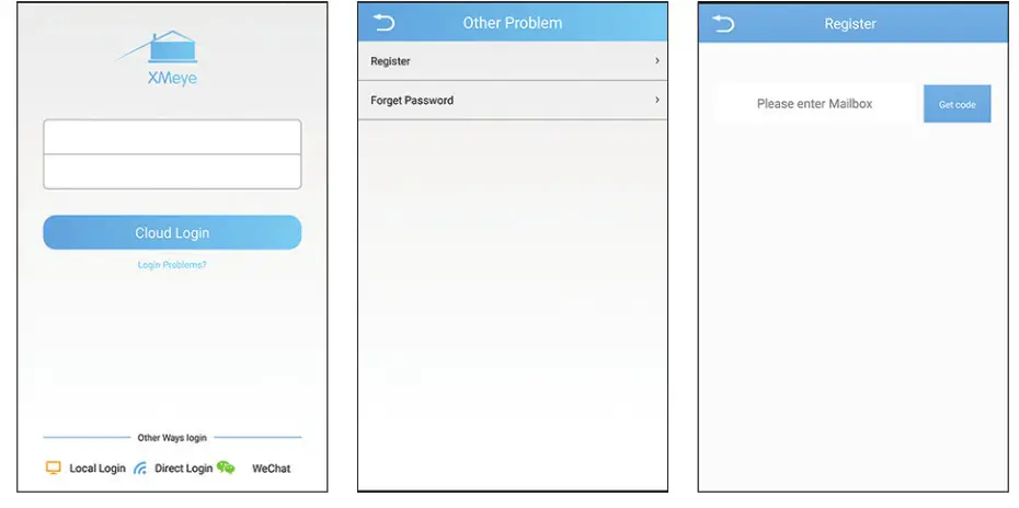 XMEye HelpsforPC Register
