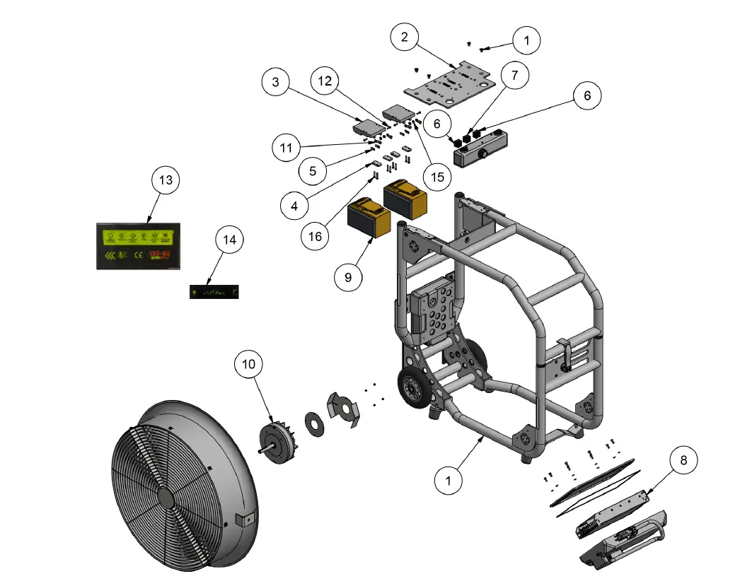 supervac -V20-BD-VENTILATOR-BATTERY-POWERED-FANS-FIG-4