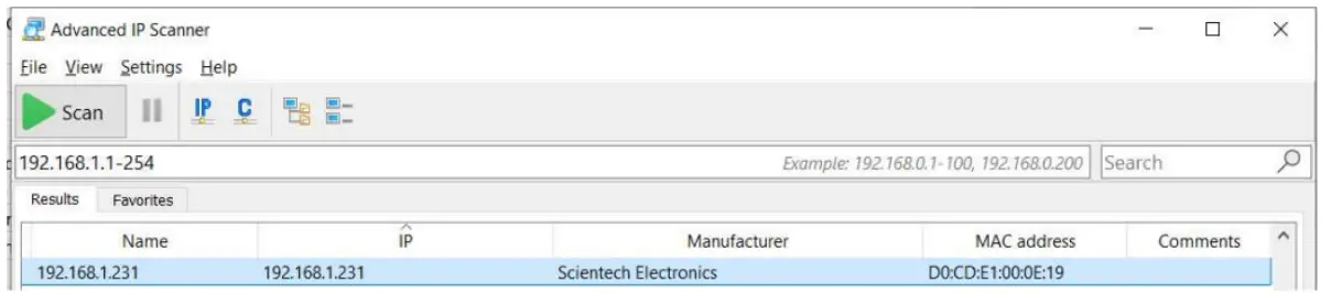 WeBeHome LS 10 Network Module Configuration - setting 2