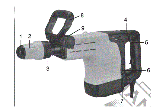 BORMANN-BDH3300-Demolition-Hammer-FIG-1