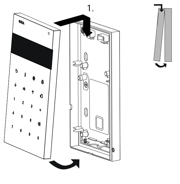 GIRA 52121290 Wireless Operating Unit-wireless control u