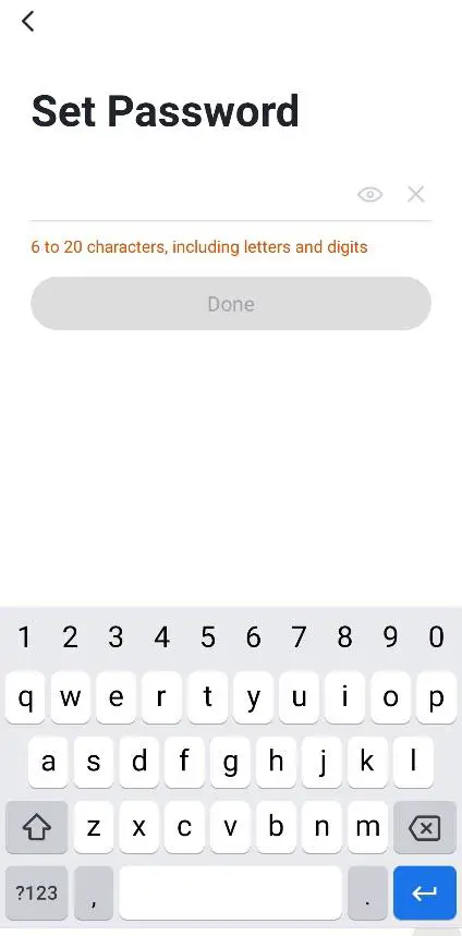 SIDELINE Elite Series WiFi - Setup account password