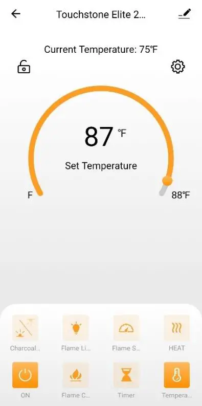 SIDELINE Elite Series WiFi - fireplace