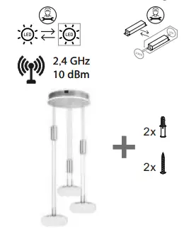 Paul-Neuhaus-Q-ETIENNE-LED-pendant-light,-matt-brass,-Smart-Home-FIG1