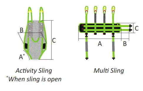 HUMAN CARE 25105 S Walking Sling - Activity Sling