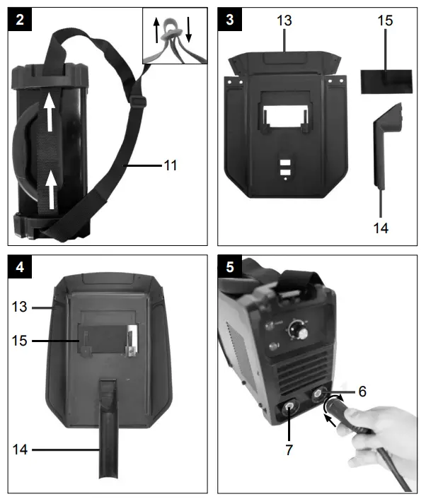 scheppach WSE860 Inverter Welder - FIg 1