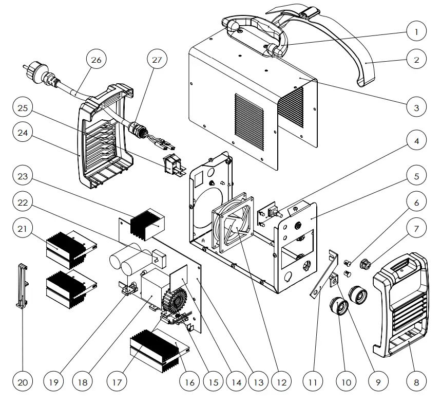 scheppach WSE860 Inverter Welder - FIg 2