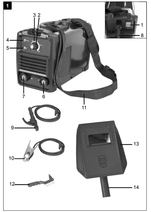 scheppach WSE860 Inverter Welder - FIg