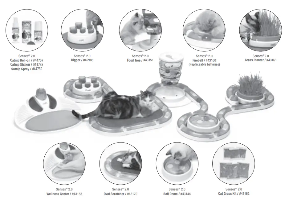 catit 43144 SENSES 2 0 Ball Dome - Fig 1