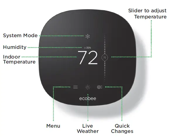 Ecobee 3 lite Thermostat 52