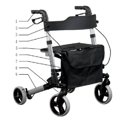 AREBOS-AR-HE-RL-Aluminum-Rollator-1