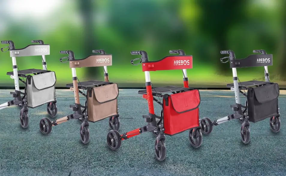 Arebos Ar-he-rl Aluminum Rollator Instruction Manual