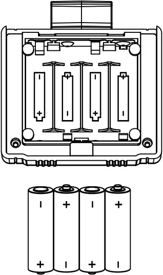 TTP106W - Insert batteries