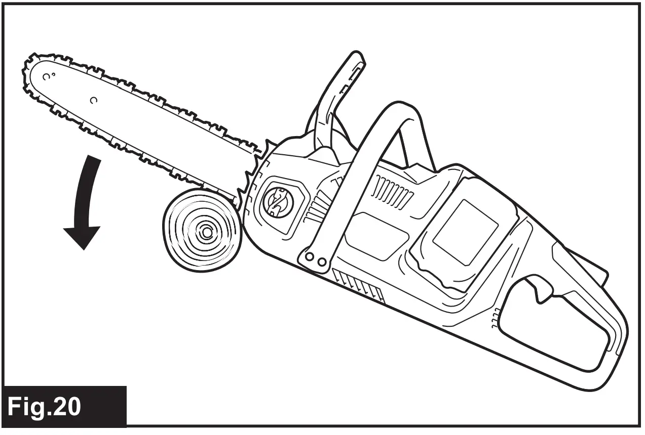 WORKING WITH THE CHAIN SAW
