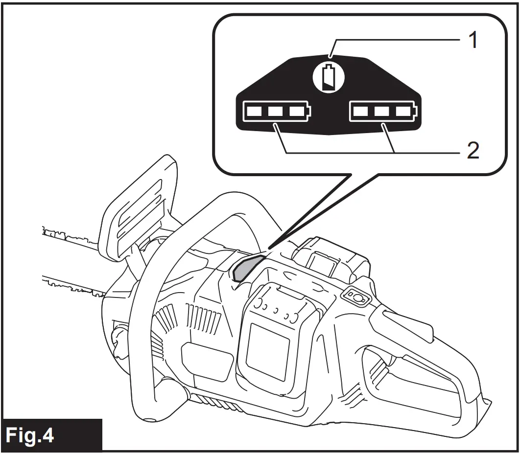 Indicating the remaining battery capacity