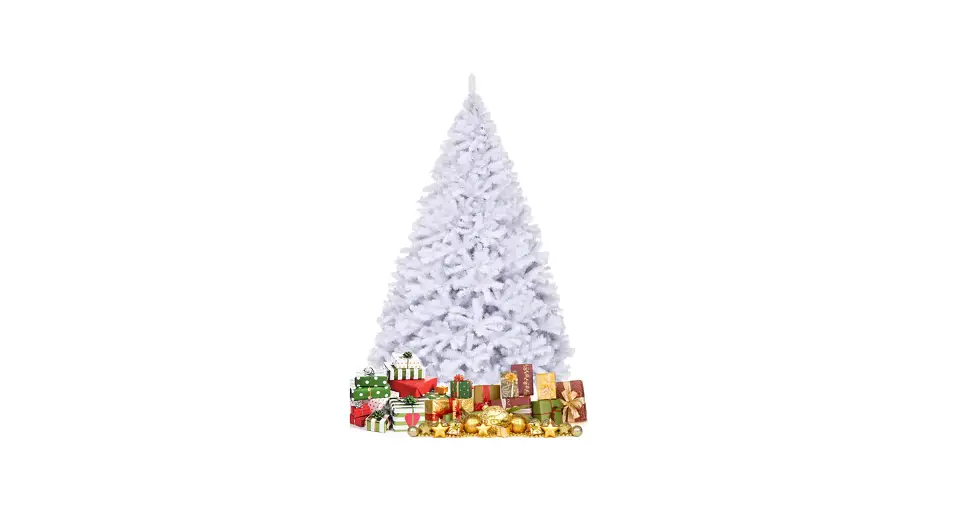 Gymax Gym03715 White Artificial Christmas Tree Classic Pine Tree Instruction Manual