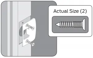 Install strike onto door jamb