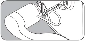 If needed, switch levers Incorrect