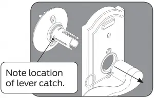 If needed, switch levers Incorrect