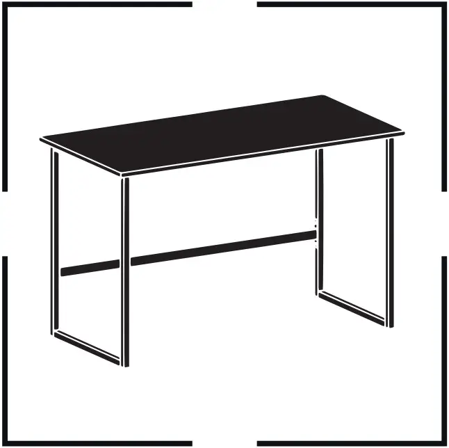 MCHAUS SESHAT Seshat Desk Black