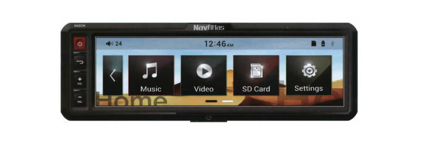 Navatlas Na82m 8.1 Inch Mirror Type Universal Command Center Built In Off Road Navigation Bluetooth User Guide Navatlas Na82m 8.1 Inch Mirror Type Universal Command Center Built In Off Road Navigation Bluetooth User Guide