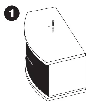 ROCKVILLE Karaoke Speakers with Wall Brackets - Stand 1