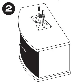 ROCKVILLE Karaoke Speakers with Wall Brackets - Stand 2