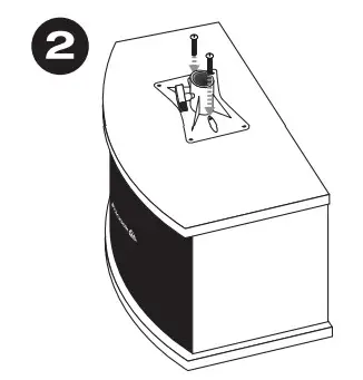 ROCKVILLE Karaoke Speakers with Wall Brackets - wall 2