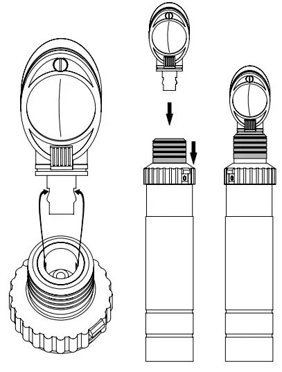 kaWe 141323 Eurolight Otoscope - Check the grooves