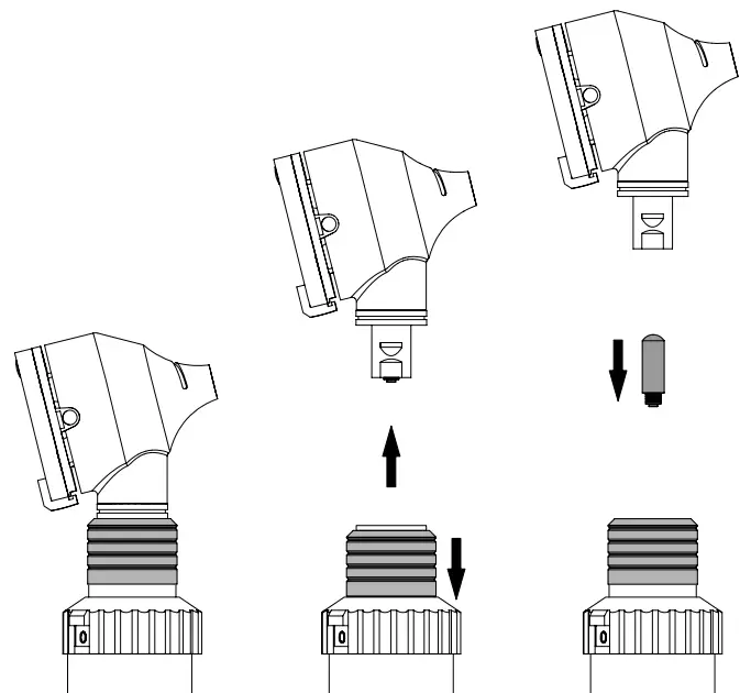 kaWe 141323 Eurolight Otoscope - bushing down