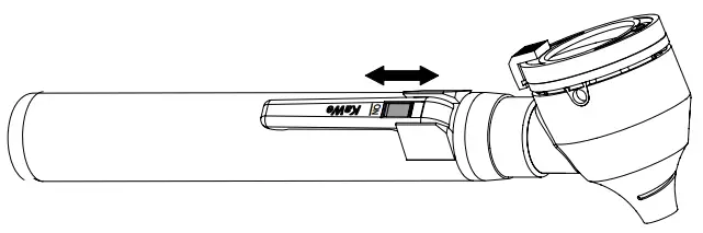 kaWe 141323 Eurolight Otoscope - sliding switch