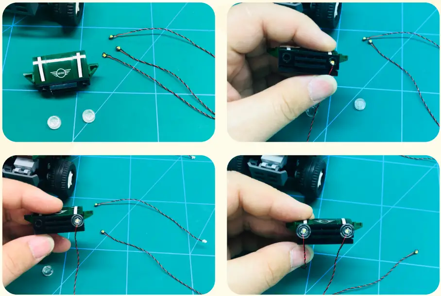 GAME OF BRICKS 75894 Light Kit for 1967 Mini Cooper S Rally and 2018 MINI John Cooper Works Buggy - Step 3 (Bag 2) 1