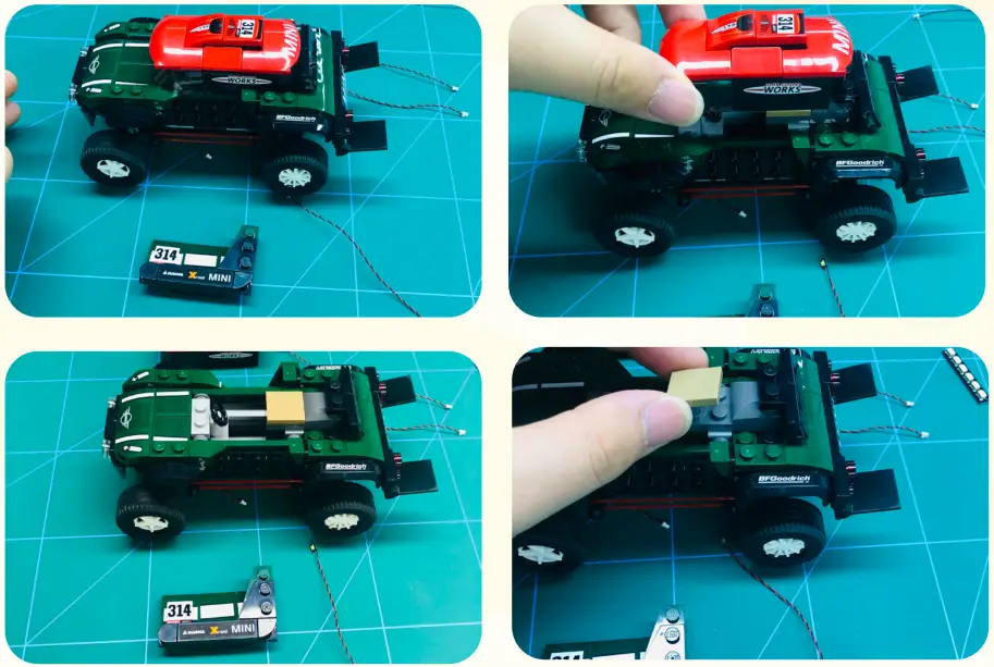 GAME OF BRICKS 75894 Light Kit for 1967 Mini Cooper S Rally and 2018 MINI John Cooper Works Buggy - Step10