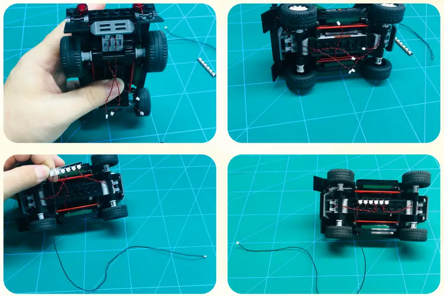 GAME OF BRICKS 75894 Light Kit for 1967 Mini Cooper S Rally and 2018 MINI John Cooper Works Buggy - Step14