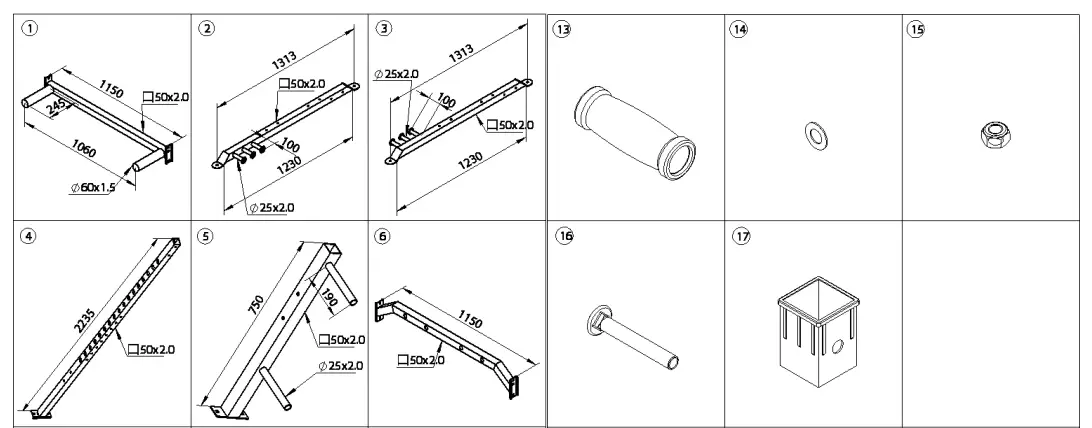 CORTEX PR-2 Barbell Half Rack - tools
