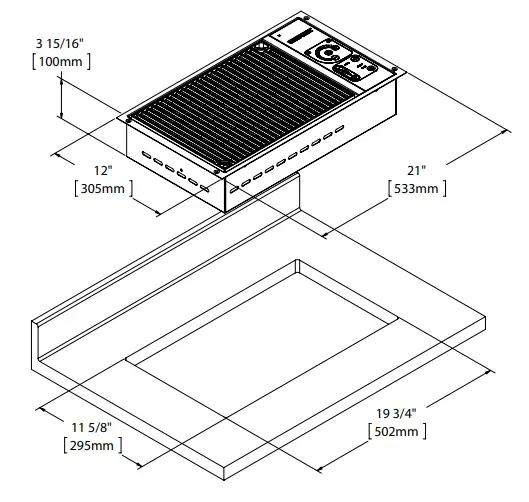 KENYON 145775 48vdc Single Zone Grill with Intelliken Touch - Fig 7