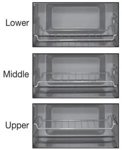 FIG 3 OVEN RACK POSITION