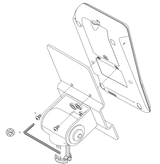 INNOVATIVE MNPA10-P200-P400 Payment Terminal Stand 4