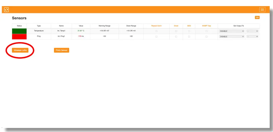 SERVERSCHECK NODE-LW-1P Wireless Hub and Wireless Node - 5
