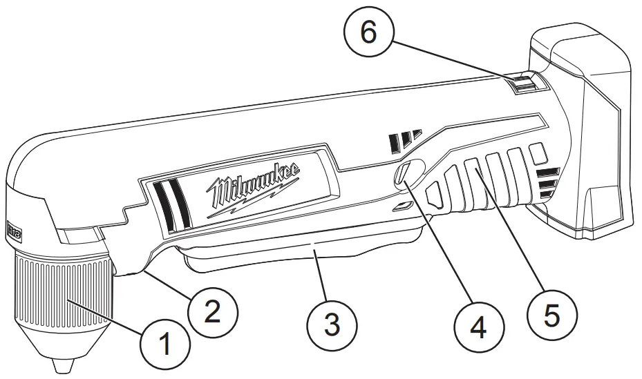 milwaukee 2615 20 M18 Cordless 3 8 Inch Right Angle Drill-fig1